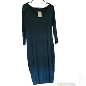Modest Boutique Teal Maxi Dress